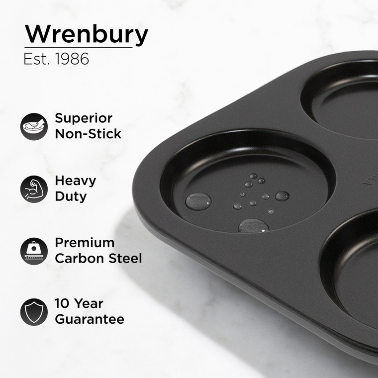 4 Cup Non-Stick Yorkshire Pudding Tray Set of 2