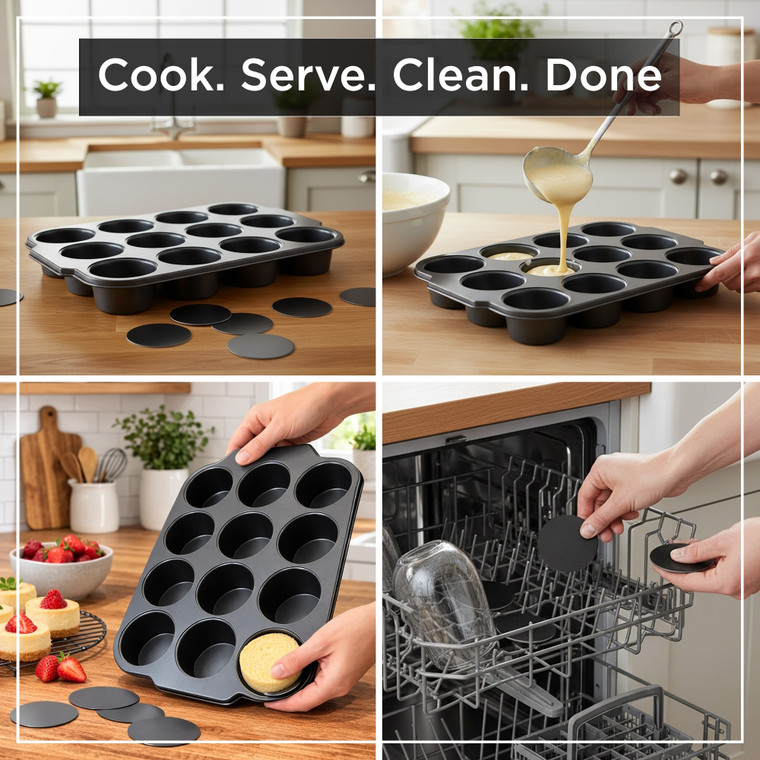 Mini Cheesecake Pan Removable Bases Set of 6