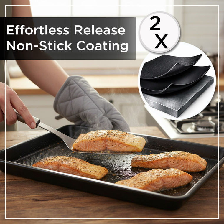 New Home Baking Set — 5-Piece Non Stick Carbon Steel