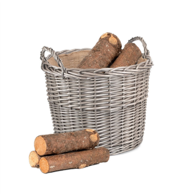 Handwoven Willow Log Basket | Rowen & Wren