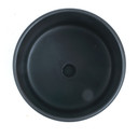 Romy Pot 5.0" x 5.0" w/ Drainage Hole (black)