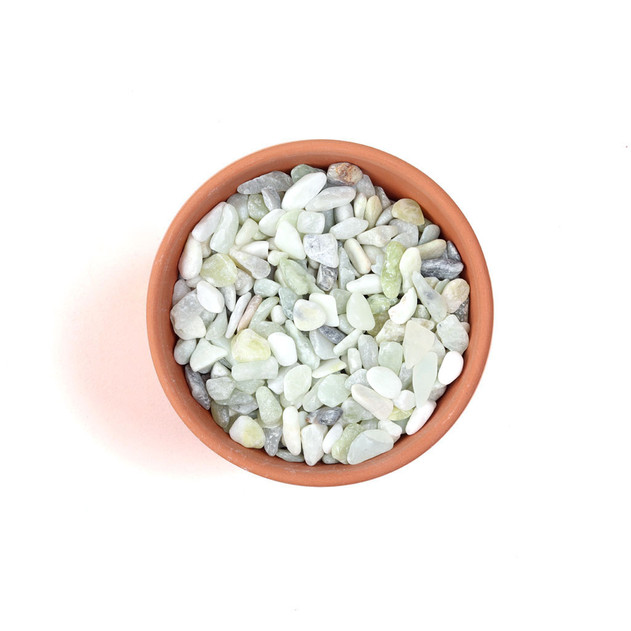 Top Dressing - Jade Pebbles in 3.0" pot