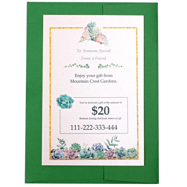 - General with Gift Certificate