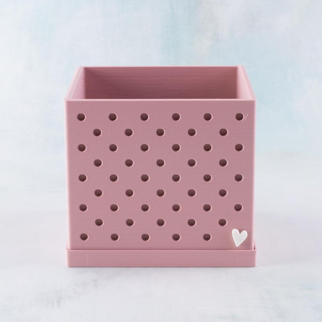 3.0" Snappy Pot - Dusty Rose