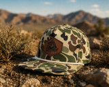 Green Camo Elk Logo Snapback