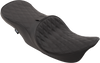 DRAG SPECIALTIES Forward Positioned 2-Up Low Profile Touring Leather Seat 0801-1169
