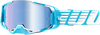 100% Armega Goggles - Oversized Sky - Blue Mirror 5000500010