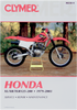 Clymer Motorcycle Repair Manual Honda Cm3184