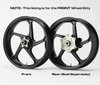 Galespeed Kawasaki Ninja 400 + Ninja 500 Type-GP1S Front Wheel Black Galespeed Kawasaki Ninja 400 + Ninja 500 Type-GP1S Front Wheel Black