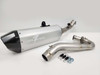 Honda CRF450RL / L / X Full Exhaust Aluminum - Silver