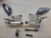 Kawasaki ZX-4RR / ZX-4R Adjustable Rearsets - Silver Kawasaki ZX-4RR / ZX-4R Adjustable Rearsets - Silver