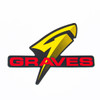 Graves Exhaust Logo - Red and Yellow Graves Exhaust Logo - Red and Yellow