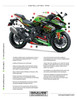 Graves Kawasaki ZX-4RR OEM Bodywork Graphics Set - Green Graves Kawasaki ZX-4RR OEM Bodywork Graphics Set - Green
