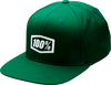 Icon Snapback Hat Forest Green - One Size | 100%