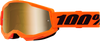 Strata 2 Goggle Neon Orange - True Gold Mirror Lens | 100%