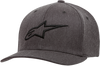 Alpinestars Ageless Curve heather charcoal and black hat