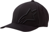 Alpinestars Corp Shift 2 Black Curved Brim Hat Large Extra Large Unisex Headwear