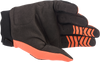 Alpinestars Youth Full Bore Gloves - Orange / Black - Large
