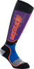 Alpinestars MX Plus Socks Black Purple Blue Orange Medium Off-Road Riding Socks