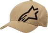 Alpinestars Corp Shift 2 Hat Sand Black Large XL Flexfit Curved Brim Hat
