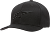 Alpinestars Ageless Curve Hat Black Small Medium Flex Back Curved Bill