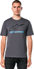 Alpinestars Always 2.0 CSF Charcoal/Black/Blue Men's Short Sleeve T-Shirt - Medium