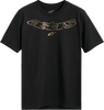 Alpinestars Luxo CSF T-Shirt Black Gold Large Front View