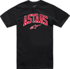 Alpinestars Dunker CSF T-Shirt Black Red 2XL Front View