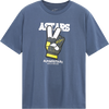 Alpinestars Peaceout CSF T-Shirt Blue 2XL Blue 2XL moto graphic Peaceout tee by