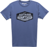 ALPINESTARS Men's Gripper T-Shirt Blue Medium 100% Cotton Short Sleeve Vintage Graphic