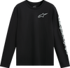 Alpinestars Trackside CSF Long-Sleeve Black 2XL shirt Front view of