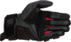 Alpinestars Phenom Leather Gloves Black/Bright Red Size Medium