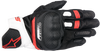 Alpinestars SP-5 Leather Short Cuff Gloves Black White Red Medium Knuckle Protector Abrasion Resistant