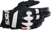 Alpinestars Halo black white motorcycle gloves XL