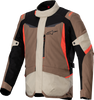 Alpinestars ST-1 WP Jacket - Dark Khaki/Sand/Black/Red Fluo - XL