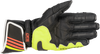 Alpinestars GP Plus R v2 Gloves - Metallic Gray/Black/Fluo Yellow/Fluo Red - Small