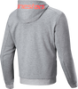 Alpinestars Chrome v2 Sport Hoodie - Heather Gray/Red Fluo - XL