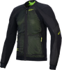 Alpinestars Troop-Air Jacket - Black/Fluo Yellow - Medium