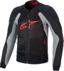 Alpinestars Troop-Air Jacket - Black/Ash Gray/Bright Red - 3XL