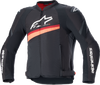 Alpinestars T-GP Plus R v4 Airflow Jacket - Black/Red Fluo - Medium