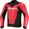 Alpinestars GP Force v2 Airflow Leather Jacket - Red/Red Fluo - US 44 / EU 54