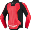 Alpinestars GP Force v2 Airflow Leather Jacket - Red/Red Fluo - US 38 / EU 48