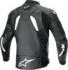 Alpinestars GP Plus R v4 Airflow Leather Jacket - Black/White - US 50 / EU 60