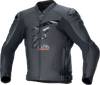Alpinestars GP Plus R v4 Airflow Leather Jacket - Black/Black - US 42 / EU 52
