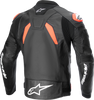 Alpinestars GP Plus R v4 Airflow Leather Jacket - Black/Red Fluo/White - US 48 / EU 58