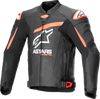 Alpinestars GP Plus R v4 Airflow Leather Jacket - Black/Red Fluo/White - US 46 / EU 56