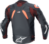 Alpinestars GP Plus R v4 Rideknit® Leather Jacket - Black/Red Fluo/White - US 38 / EU 48