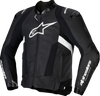 Alpinestars Missile v3 Leather Jacket - Black/White - US 40 / EU 50