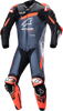 Alpinestars GP Plus v4 Leather Suit - Black/Red Fluo/Dark Blue - US 40 / EU 50