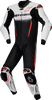 Alpinestars GP-R7 1-PC Leather Suit - White/Black/Red Fluo - US 48 / EU 58